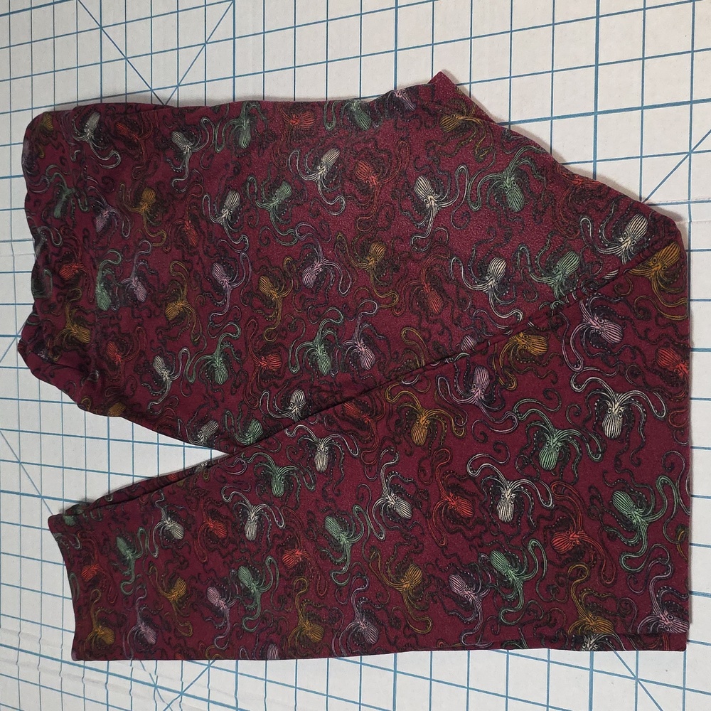 LulaRoe Leggings T&C ONE SIZE Preloved, Octopus Design